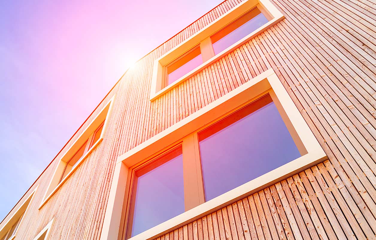 Holzfassade